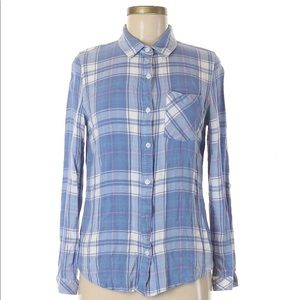 Thread and Supply small women’s plaid button down